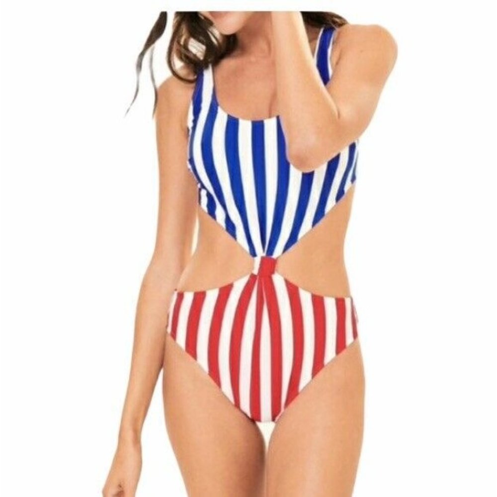 Abercombie & Fitch Cheekini One Piece Swimsuit